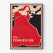 Plakat vintage The Chap Book kobieta w czerwonej sukni