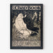 Plakat secesyjny The Chap Book - ilustracja vintage w czerni i bieli