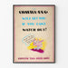 Wintage plakat profilaktyczny „The Chatter Bug” - Retro dekoracja ścienna