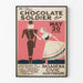 Plakat vintage The Chocolate Soldier - Retro dekoracja ścienna