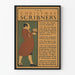 Plakat vintage The Christmas Scribner's do dekoracji ściennych