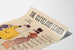 Plakat vintage The Cleveland Leader – Retro dekoracja ścienna z gazet z XIX wieku