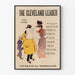 Plakat vintage The Cleveland Leader – Retro dekoracja ścienna z gazet z XIX wieku