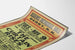 Plakat vintage teatru The Curtain Rises - Adams Memorial Hall Derry