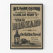 Plakat vintage Teatr The Drunkard - Retro dekoracja ścienna
