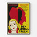 Plakat vintage Den Farliga Vägen - Dekoracja ścienna kino retro
