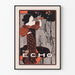 Plakat vintage The Echo Chicago 1896 styl Art Nouveau
