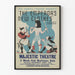 Plakat vintage teatr The Emperor's New Clothes