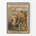 Plakat vintage Pożyczka Narodowa 5% 1920 Nowy Jork Paryż