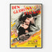 Włoski plakat vintage "Den Gudlösa Flickan" autorstwa Cecil B. De Mille