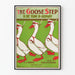 Plakat dekoracji ściennej w stylu vintage The Goose Step