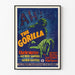 Plakat vintage The Gorilla - Dekoracja ścienna kinowa retro
