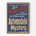 Plakat vintage The Great Rouclere - Tajemnica samochodowa