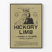 Plakat vintage The Hickory Limb autorstwa Parkera H. Fillmore'a