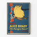 Plakat vintage Alice Brady The Hungry Heart dekoracja ścienna