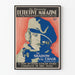 Plakat Vintage Magazyn Ilustrowany Detektyw