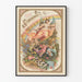 Dekoracyjny plakat vintage The Iris Souvenir na rok 1851