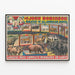 Plakat vintage John Robinson Wielka Menagerie — oprawiony obraz na ścianie