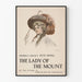 Plakat vintage The Lady of the Mount - Klasyczna dekoracja ścienna