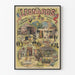 Plakat Vintage Amerykańskie Pantomimy The Leonard's Atrakcja Rozrywkowa