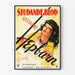 Plakat vintage filmu Sjudande Blod z portretem kobiety