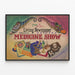 Plakat vintage The Living Newspaper Medicine Show — oprawiony obraz na ścianie