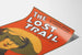 Plakat Vintage The Lost Trail - Dekoracja Ścienna Western