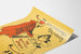 Plakat vintage The Love Adventures of Al-Mansur - Retro dekoracja ścienna