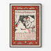 Plakat vintage Luksus czytania w łóżku