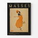 Plakat vintage The Masses grudzień 1915 ilustracja moda lata 1910