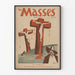 Plakat Vintage The Masses - Ilustracja 1915 do dekoracji ściennych