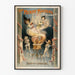 Plakat vintage The Merry Maidens Burlesque Co dekoracja ścienna
