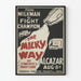 Plakat vintage Droga Mleczna - Retro industrialne dekoracje ścienne