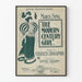 Plakat Vintage The Modern Century Girl, Dekoracja Ścienna Retro