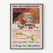 Plakat vintage The New York Sunday Herald 1896 dekoracja ścienna
