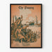 Plakat vintage The Passing - Patriotyczna dekoracja ścienna amerykańska