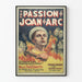 Plakat vintage Pasja Joanny d'Arc dekoracja ścienna