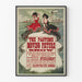 Plakat vintage The Pastime Moving Picture Show dekoracja ścienna