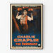 Plakat vintage Charlie Chaplin Sklep z zegarkami