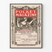 Plakat Vintage The Pocket Magazine Sierpień 1896 - Dekoracja Ścienna Retro