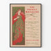 Vintage plakat The Pocket Magazine kwiecień 1896 - Retro dekoracja ścienna
