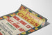 Plakat Vintage The Puppet Circus - Dekoracja Ścienna Teatr