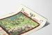 Plakat Mapa Zabytkowa Kolejowa The Rail Way Map