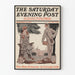 Plakat Vintage The Saturday Evening Post 1906 – Dekoracja Ścienna Retro