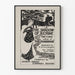 Plakat vintage Cień zbrodni - Ilustracja czarno-biała