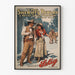 Plakat vintage westernowy Nagroda szeryfa