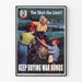 Plakat vintage The Sky's the Limit - Zachęta do zakupu obligacji wojennych