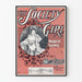 Plakat vintage The Society Girl - Retro dekoracja ścienna