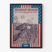 Plakat vintage wojskowy The Song of the Allies – Patriotyczna dekoracja ścienna USA 1918