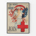 Wintage'owy plakat The Spirit of America - Plakat Amerykańskiego Czerwonego Krzyża